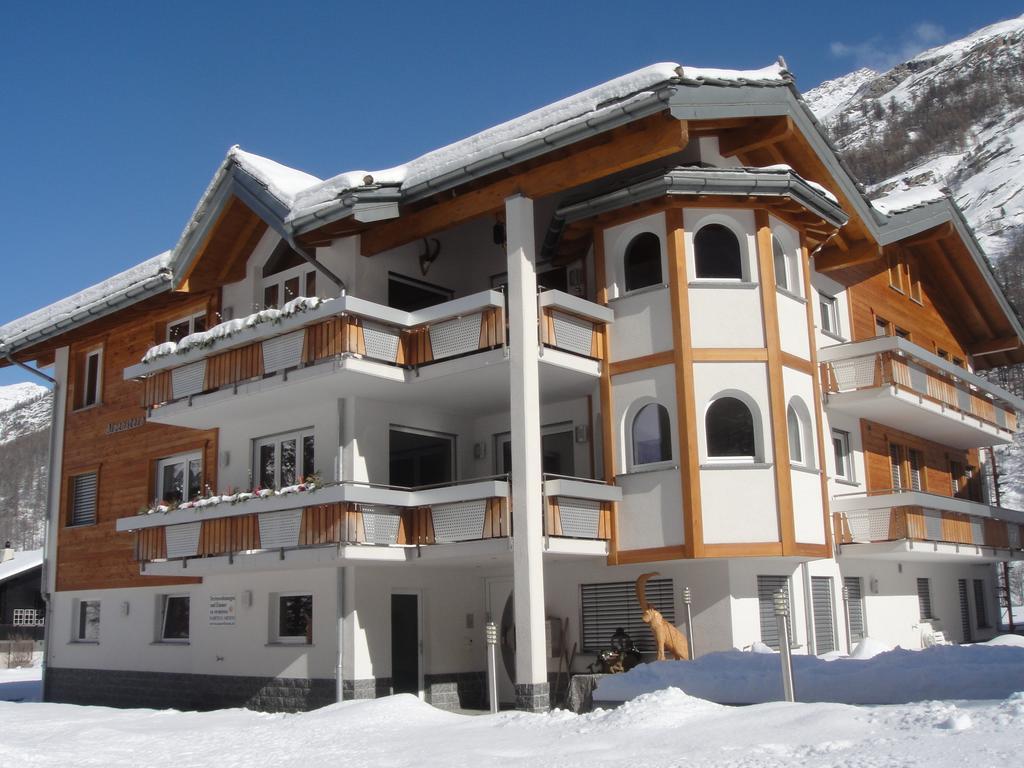 Haus Alpenstern Lägenhet Saas-Grund Exteriör bild