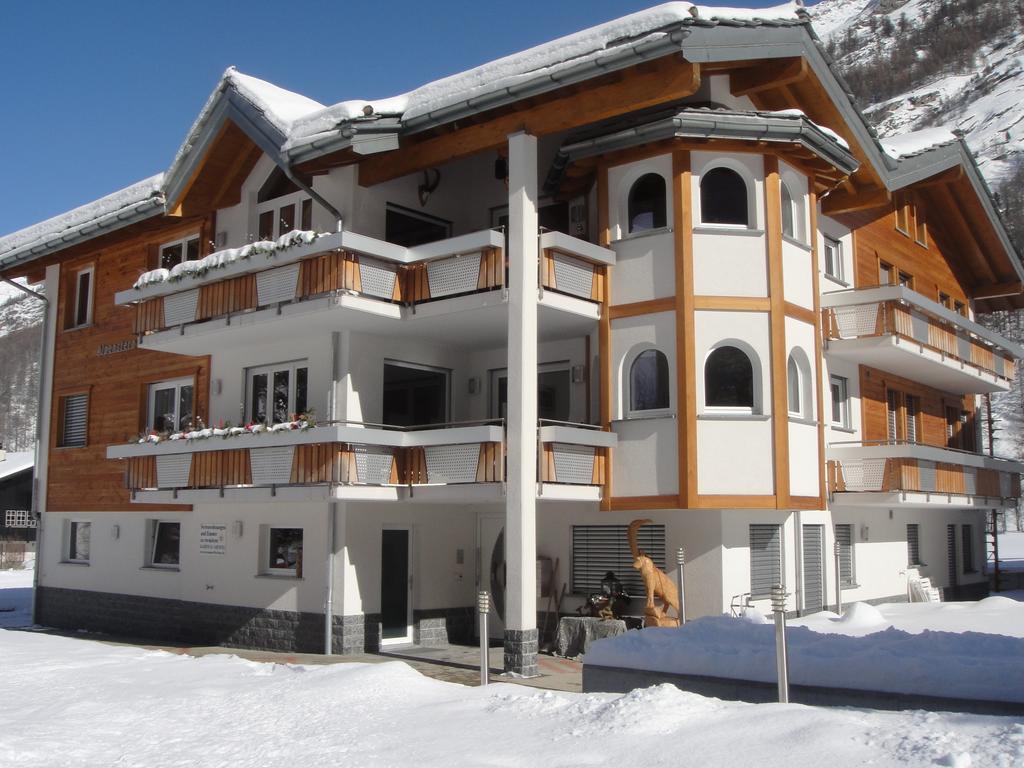 Haus Alpenstern Lägenhet Saas-Grund Exteriör bild