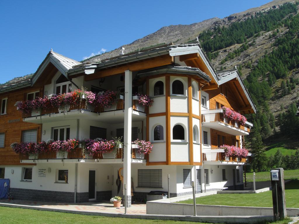 Haus Alpenstern Lägenhet Saas-Grund Exteriör bild